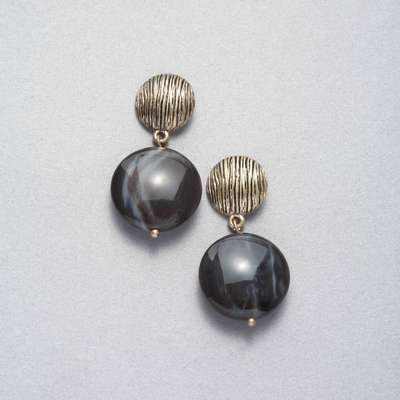 ウォーンゴールドダングルイヤリング